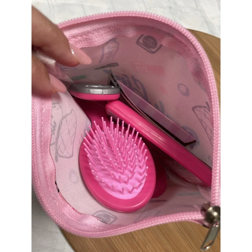 POSH GIRL Makeup Pouch‎ Bag Phone Key Card & More Play Set Kids Pink Like Mommy
